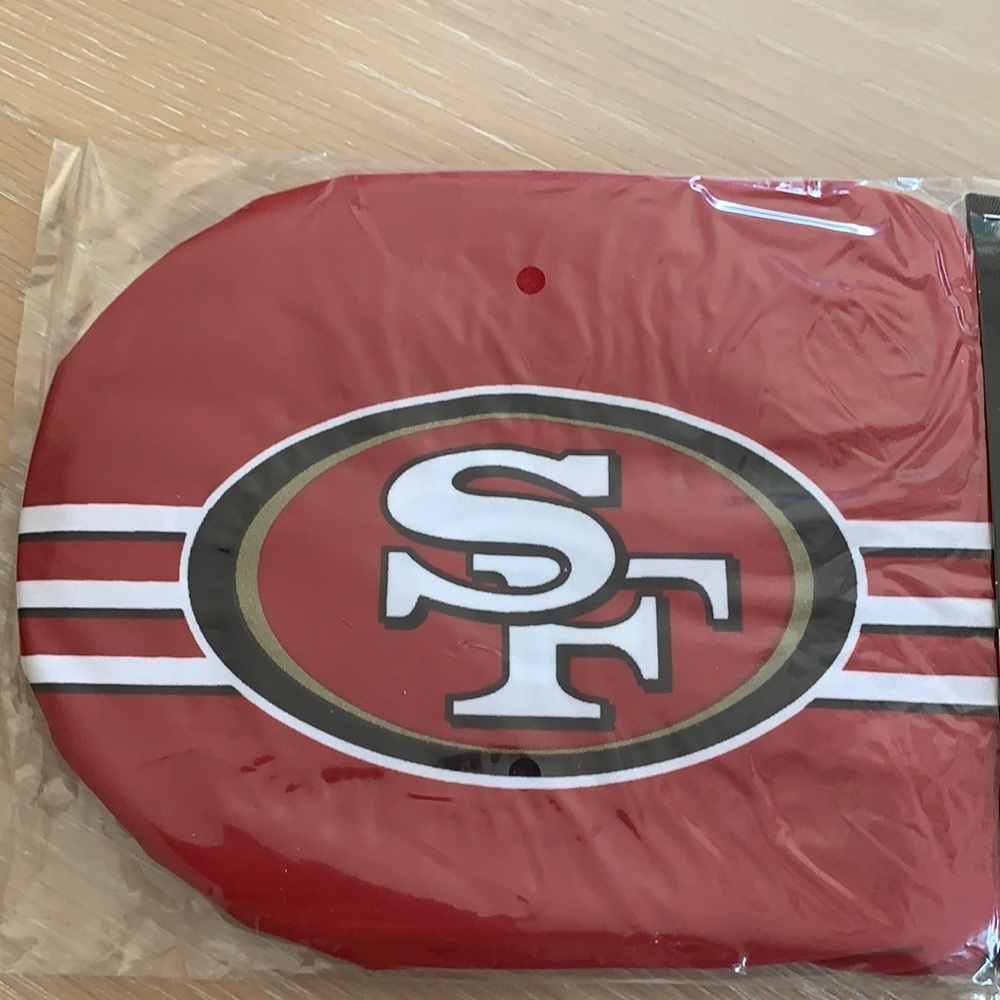 San Francisco 49’ers mirror covers Large - last two